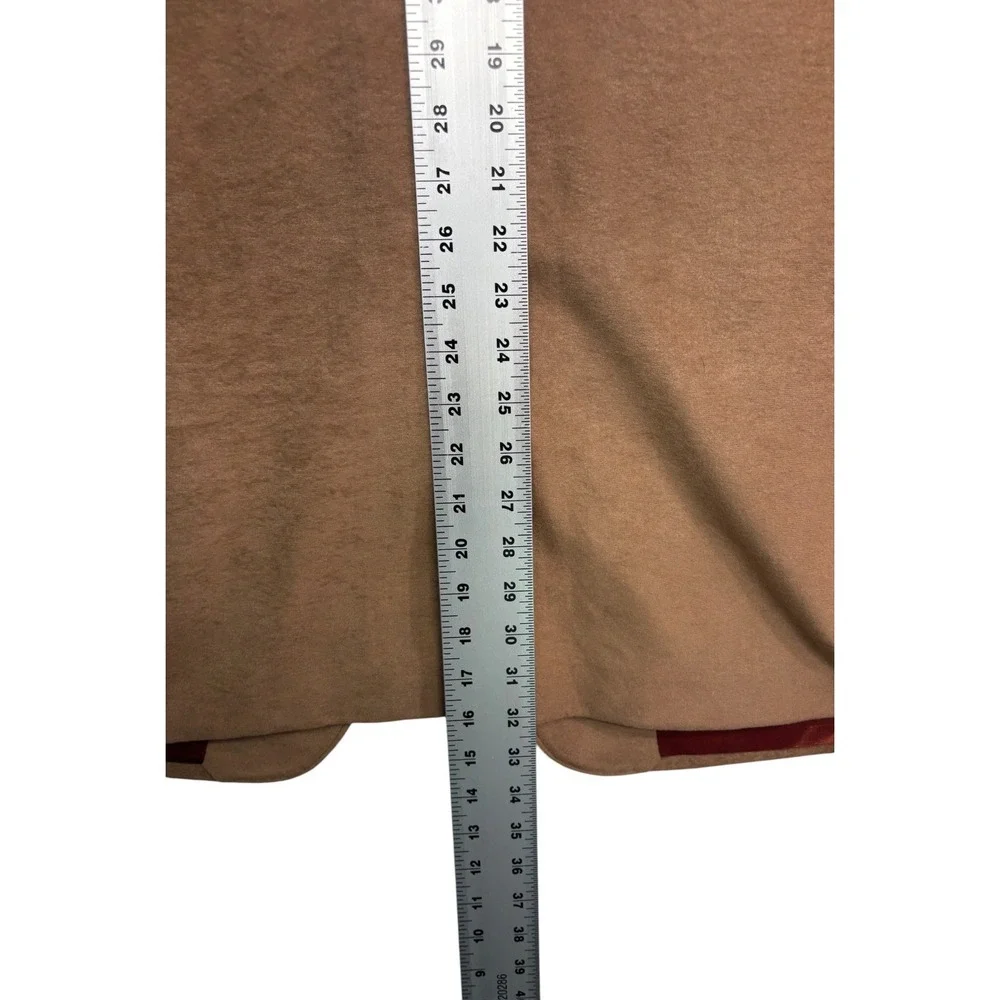 vtg Pagano West 50L Brown Western Moleskin Blazer Jacket Sport Coat Faux Suede